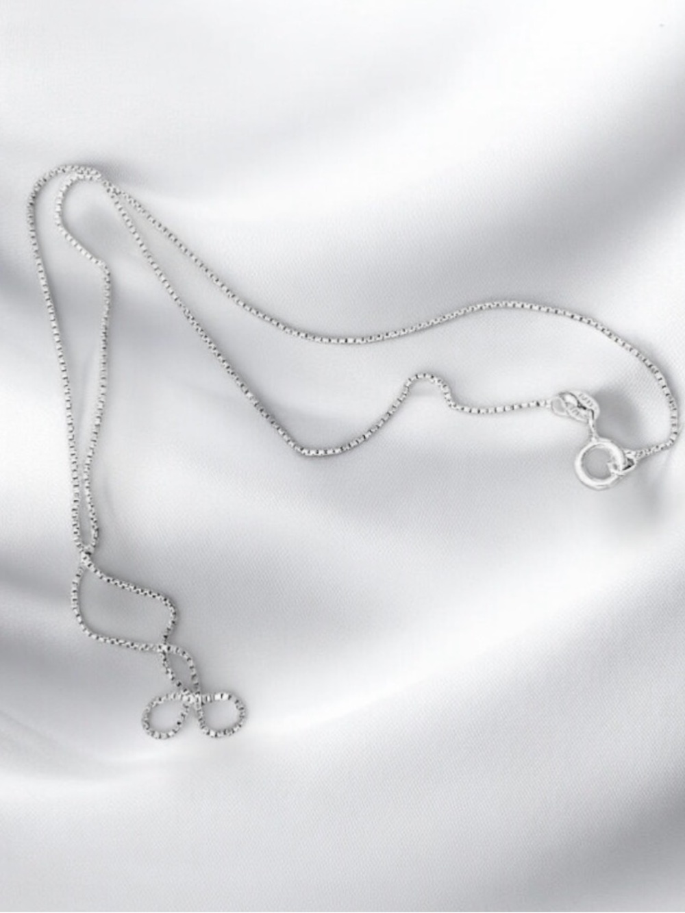 Sterling Silver Box Chain Necklace